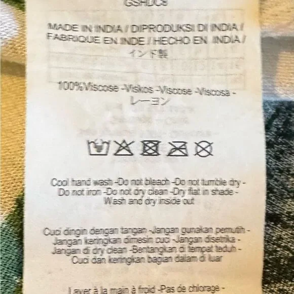 Ripcurl Waterfall Front Kimono Tropical Beach Cover Up Size Small - Picture 11 of 11